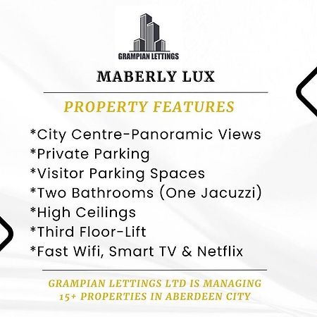 Maberly Lux - Grampian Lettings Ltd Apartment Абърдийн Екстериор снимка